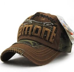 image-Camouflage baseball cap outdoor sunshade hats for men and women, European and American hats for leisure