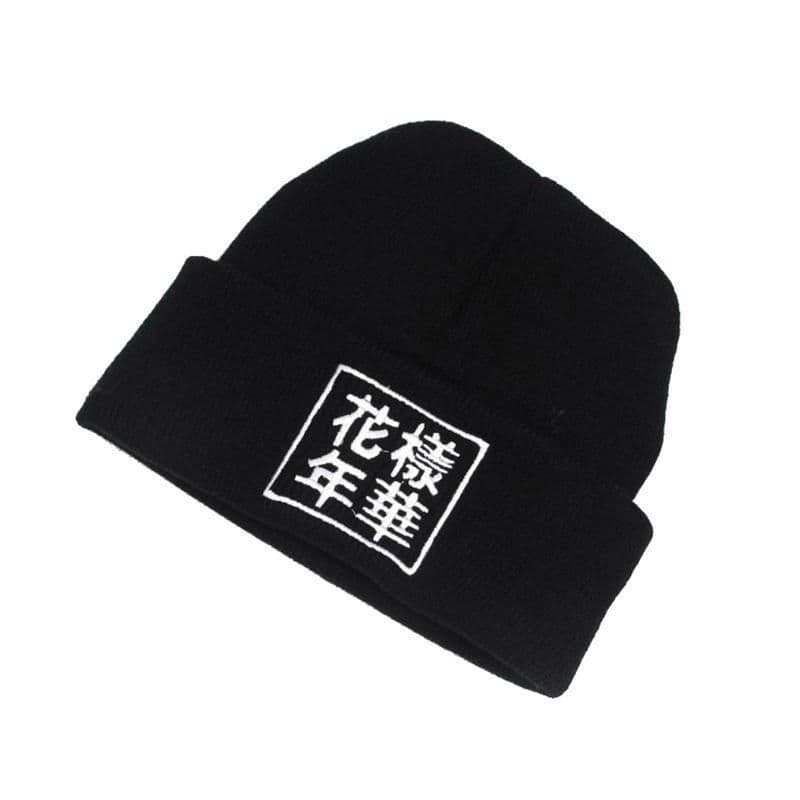 image-Autumn and winter warm knit hats Mood for years embroidery men and women fashion wild caps