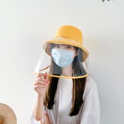 image-Anti-fog Hats Dust Protection Bucket Hat Outdoor Travel UV Protect Hats
