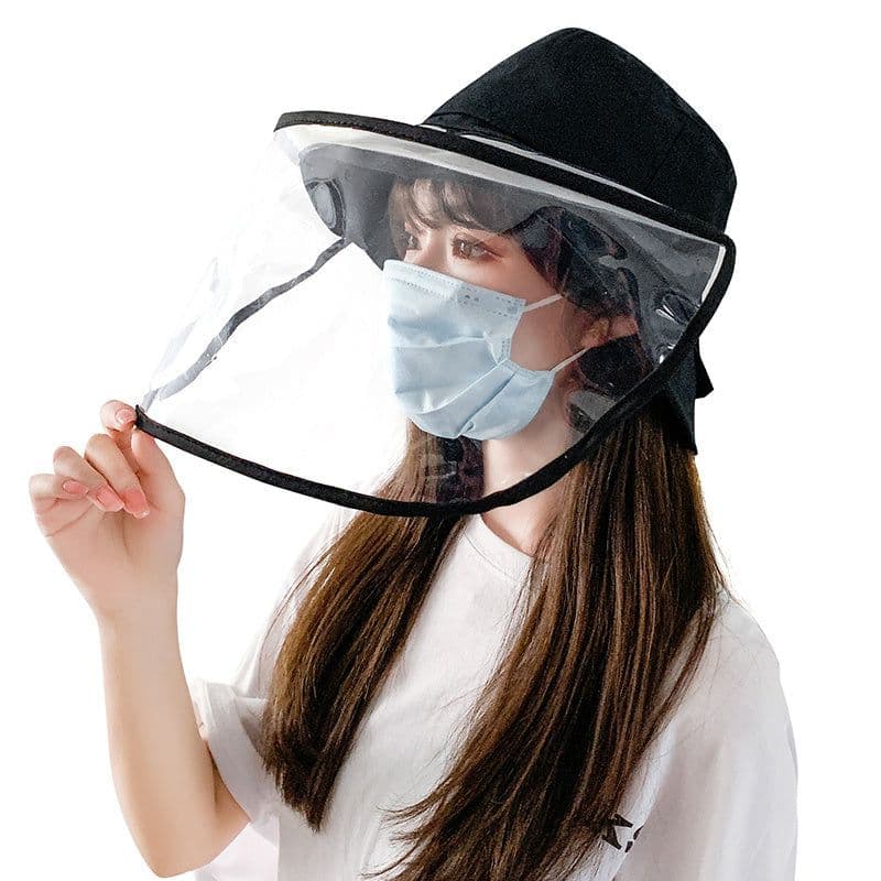 image-Anti-fog Hats Dust Protection Bucket Hat Outdoor Travel UV Protect Hats