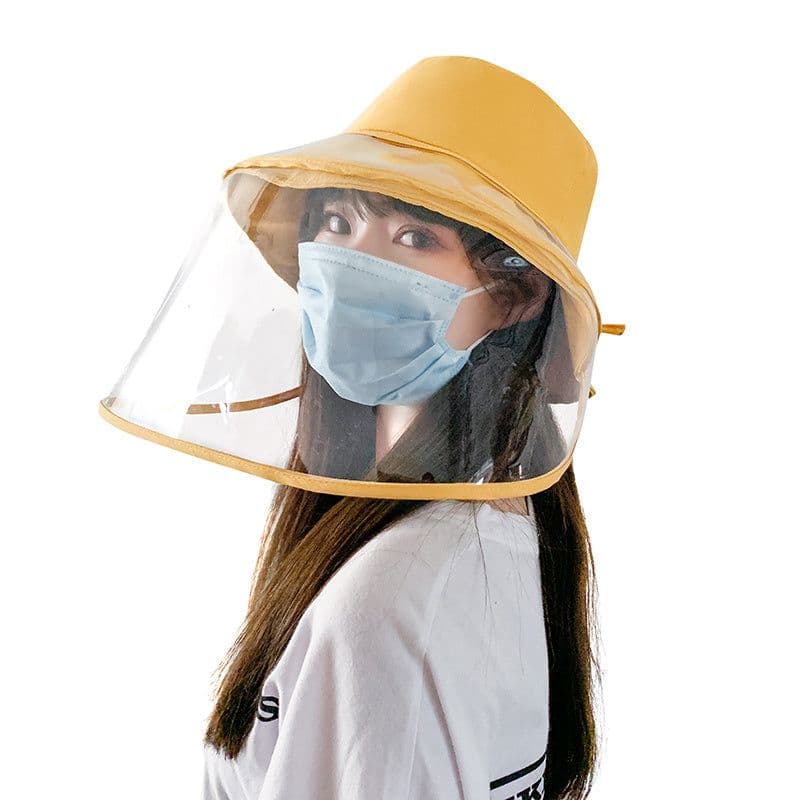 image-Anti-fog Hats Dust Protection Bucket Hat Outdoor Travel UV Protect Hats