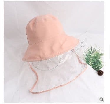 image-Anti-fog Hats Dust Protection Bucket Hat Outdoor Travel UV Protect Hats