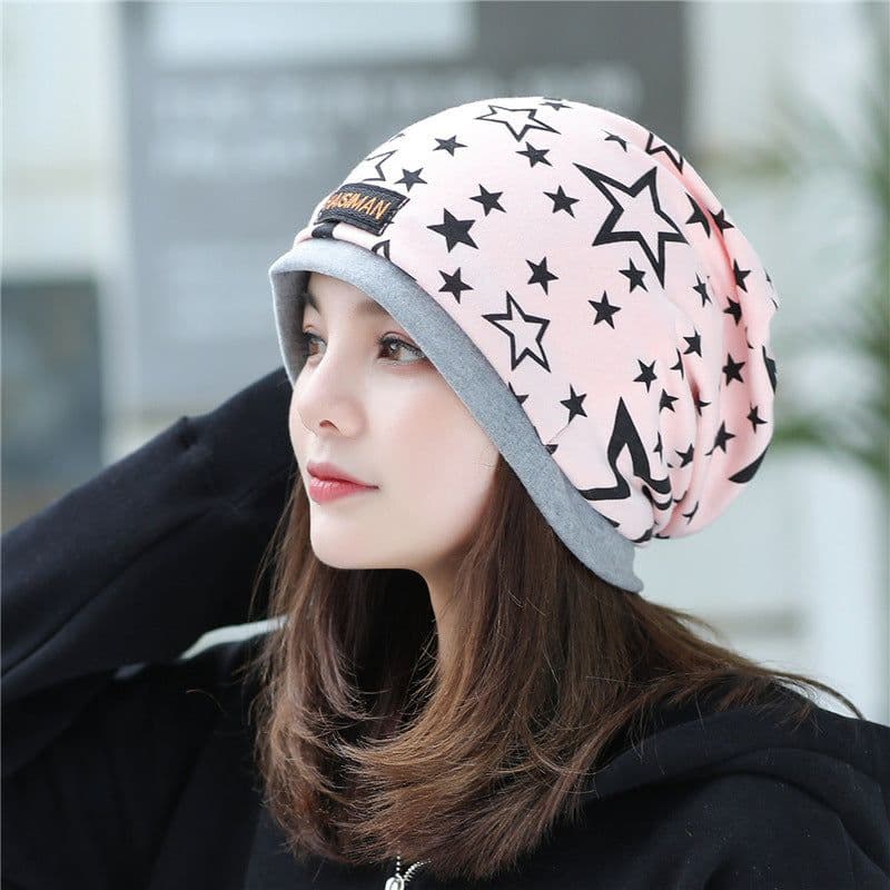 image-Comfortable and warm hood ladies hats