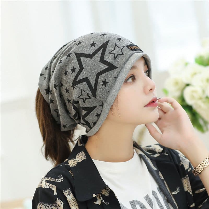 image-Comfortable and warm hood ladies hats