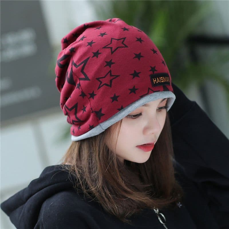 image-Comfortable and warm hood ladies hats