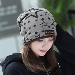 image-Comfortable and warm hood ladies hats