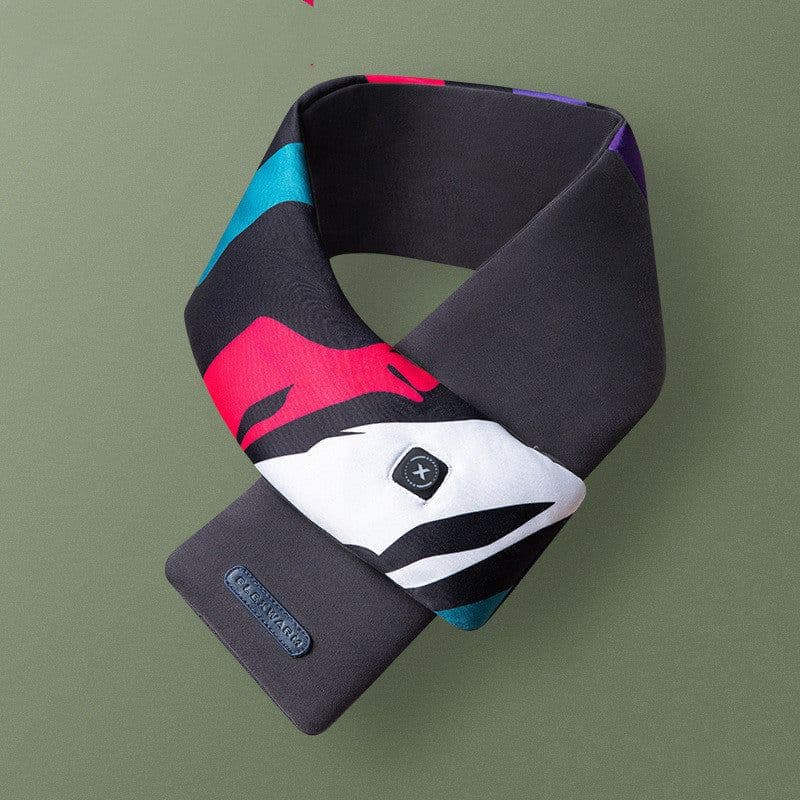 image-Heating Warm Neck Cervical Artifact Male and Female Electric Shoulder Warmer Retro Scarf
