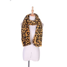 image-Leopard-print cashmere women's scarf shawl