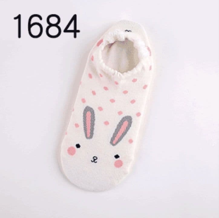 image-Cute Animals Cotton Short Socks Creative Cartoon Pure Socks Casual Funny Socks Spring Summer Fox Socks