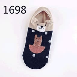 image-Cute Animals Cotton Short Socks Creative Cartoon Pure Socks Casual Funny Socks Spring Summer Fox Socks