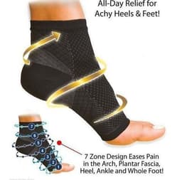 image-Yoga Ankle Support Sports Socks Fitness Sprain Protection Pressure Elastic Nylon Foot Cover