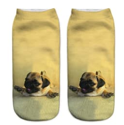 image-Popular Funny Unisex Short Socks 3D Cat Printed Anklet Socks Casual Socks