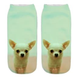image-Popular Funny Unisex Short Socks 3D Cat Printed Anklet Socks Casual Socks