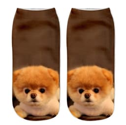 image-Popular Funny Unisex Short Socks 3D Cat Printed Anklet Socks Casual Socks