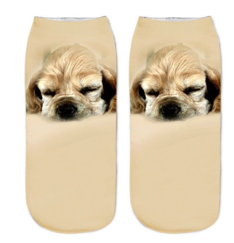 image-Popular Funny Unisex Short Socks 3D Cat Printed Anklet Socks Casual Socks