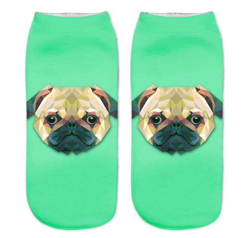 image-Popular Funny Unisex Short Socks 3D Cat Printed Anklet Socks Casual Socks