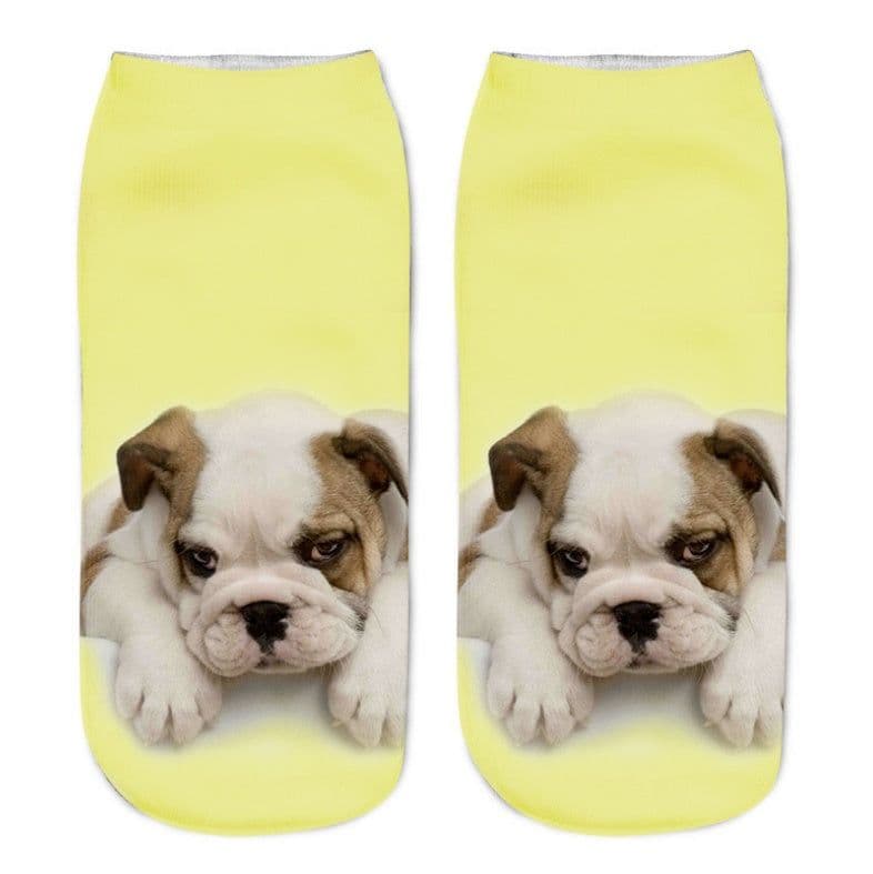 image-Popular Funny Unisex Short Socks 3D Cat Printed Anklet Socks Casual Socks