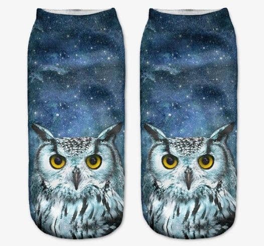 image-Popular Funny Unisex Short Socks 3D Cat Printed Anklet Socks Casual Socks