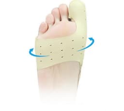 image-Super thin and breathable day and night with big toe toe orthodontic appliance