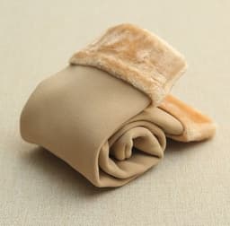 image-Autumn and winter socks men and women wild tube socks imitation nylon floor socks plus velvet thick snow socks