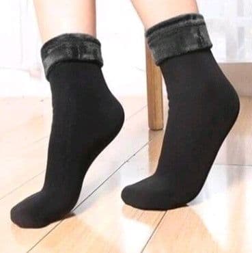 image-Plus velvet thick snow day warm floor socks autumn and winter in the tube home socks men socks couple socks