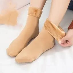 image-Plus velvet thick snow day warm floor socks autumn and winter in the tube home socks men socks couple socks