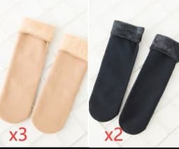 image-Plus velvet thick snow day warm floor socks autumn and winter in the tube home socks men socks couple socks