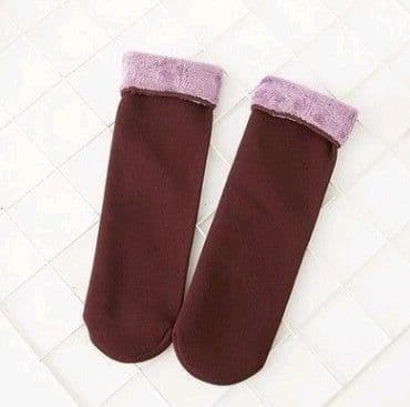 image-Plus velvet thick snow day warm floor socks autumn and winter in the tube home socks men socks couple socks