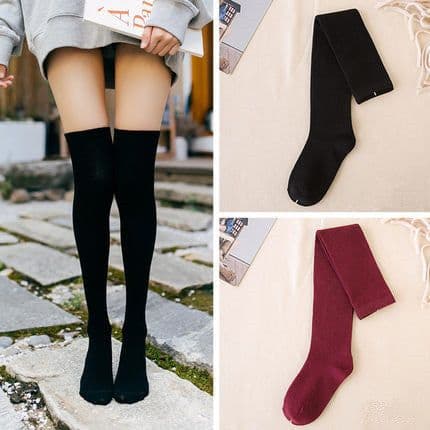 image-Stockings, socks, socks, socks, high socks, pure cotton, Korean version, wind, autumn and winter.