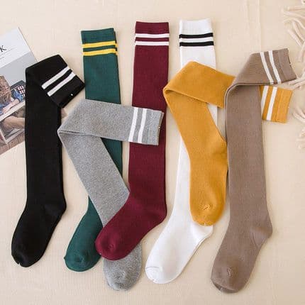 image-Stockings, socks, socks, socks, high socks, pure cotton, Korean version, wind, autumn and winter.