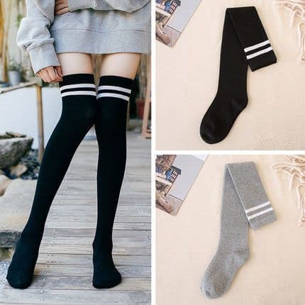 image-Stockings, socks, socks, socks, high socks, pure cotton, Korean version, wind, autumn and winter.