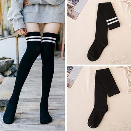 image-Stockings, socks, socks, socks, high socks, pure cotton, Korean version, wind, autumn and winter.