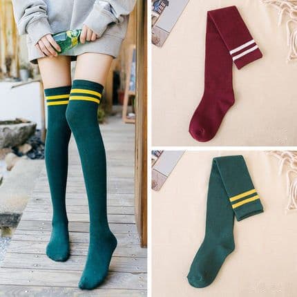 image-Stockings, socks, socks, socks, high socks, pure cotton, Korean version, wind, autumn and winter.