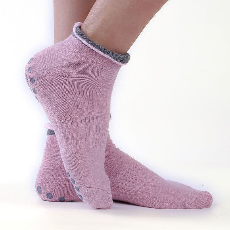 image-Non-slip yoga socks, silicone granules, yoga socks, floor socks