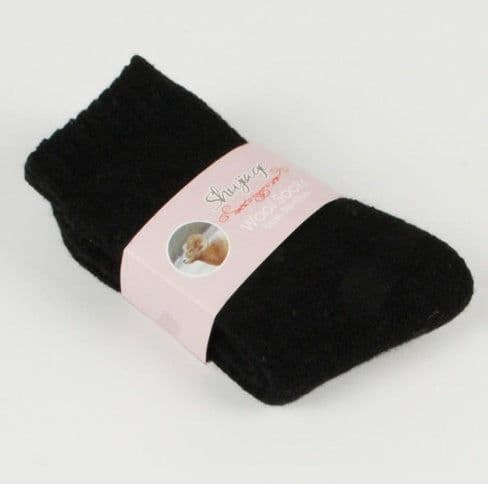 image-Autumn and winter new ladies rabbit wool socks women's tube socks Terry thick socks warm solid color pull socks