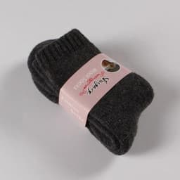image-Autumn and winter new ladies rabbit wool socks women's tube socks Terry thick socks warm solid color pull socks