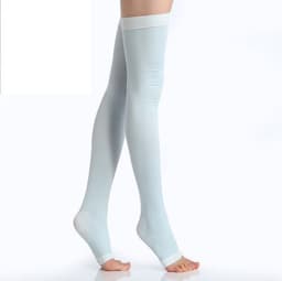 image-Manufacturer 420D sleep socks high pressure thin calf socks set leg socks elastic night shaping stovepipe socks toe