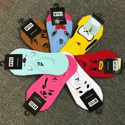 image-Cartoon boat socks men and women socks shallow mouth socks cotton thin section invisible socks