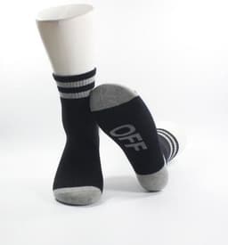 image-Cotton socks striped style sports tube socks