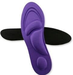 image-Soft Insole High Heel Shoe Pad Men Women 4D Sport Sponge Pain Relief Insert Cushion Pad Shoe Insoles 1Pair