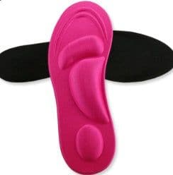 image-Soft Insole High Heel Shoe Pad Men Women 4D Sport Sponge Pain Relief Insert Cushion Pad Shoe Insoles 1Pair