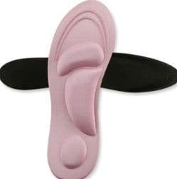 image-Soft Insole High Heel Shoe Pad Men Women 4D Sport Sponge Pain Relief Insert Cushion Pad Shoe Insoles 1Pair