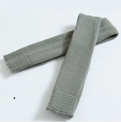 image-Step over the knee and pile up leg warmers