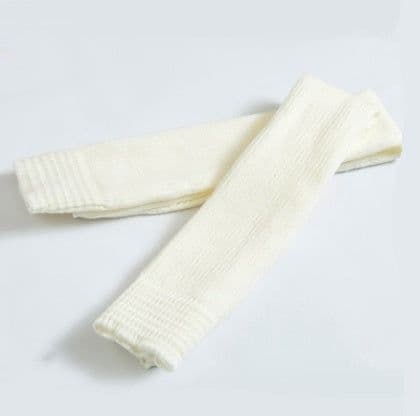 image-Step over the knee and pile up leg warmers