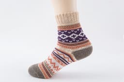 image-Warm women's rabbit wool socks, wool socks