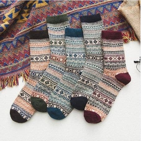 image-Warm women's rabbit wool socks, wool socks