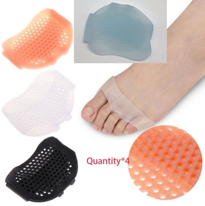 image-Silicone Forefoot Pads Forefoot Half Yard Insoles Pads Invisible High Heel Shoes Slip Resistant Pads Pain Relief Foot Care Tools