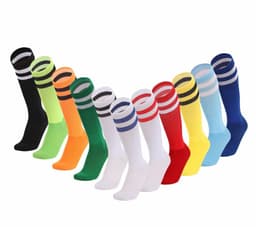 image-Blank version of football socks long tube