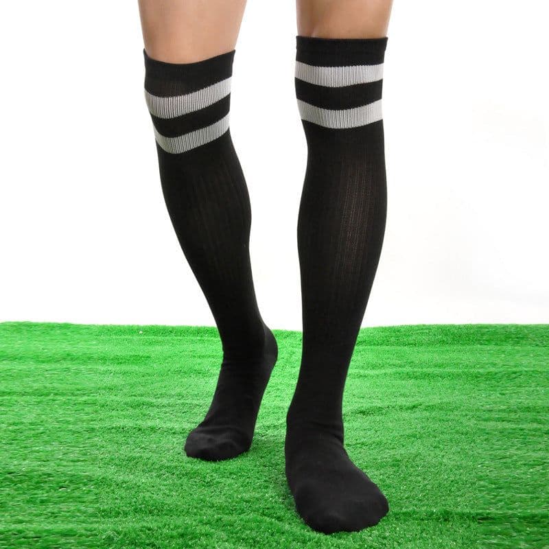image-Blank version of football socks long tube
