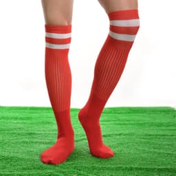 image-Blank version of football socks long tube